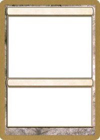 2003 World Championship Blank Card [World Championship Decks 2003] | Good Games Modbury