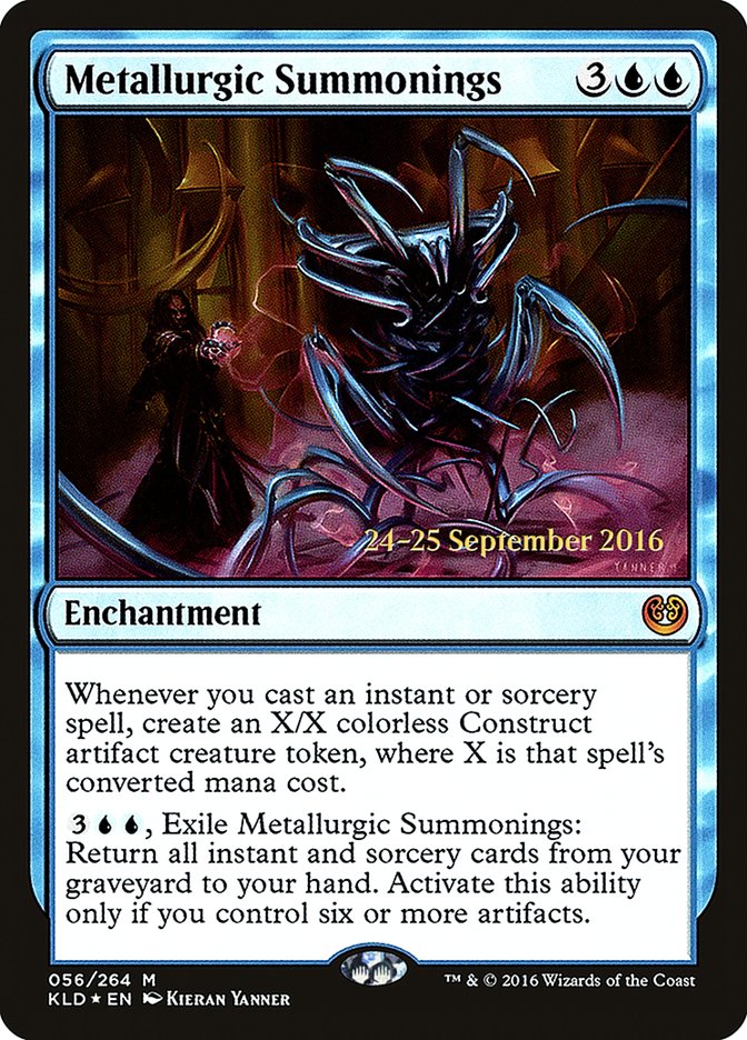 Metallurgic Summonings [Kaladesh Prerelease Promos] | Good Games Modbury