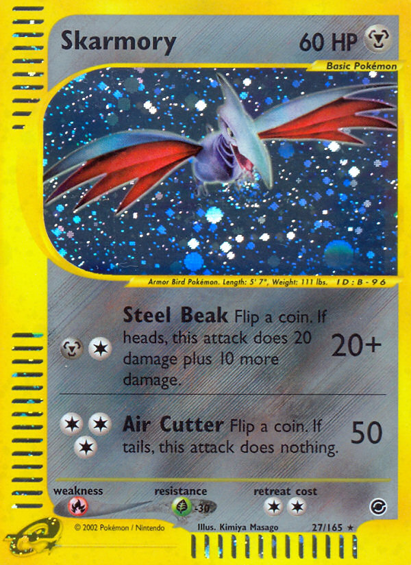 Skarmory (27/165) [Expedition: Base Set] | Good Games Modbury