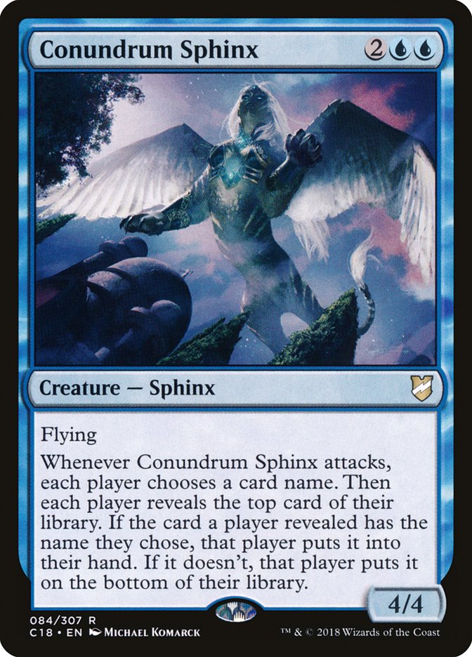 Conundrum Sphinx [Commander 2018] | Good Games Modbury