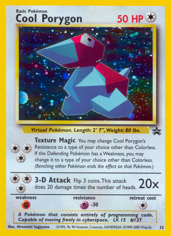 Cool Porygon (15) [Wizards of the Coast: Black Star Promos] | Good Games Modbury