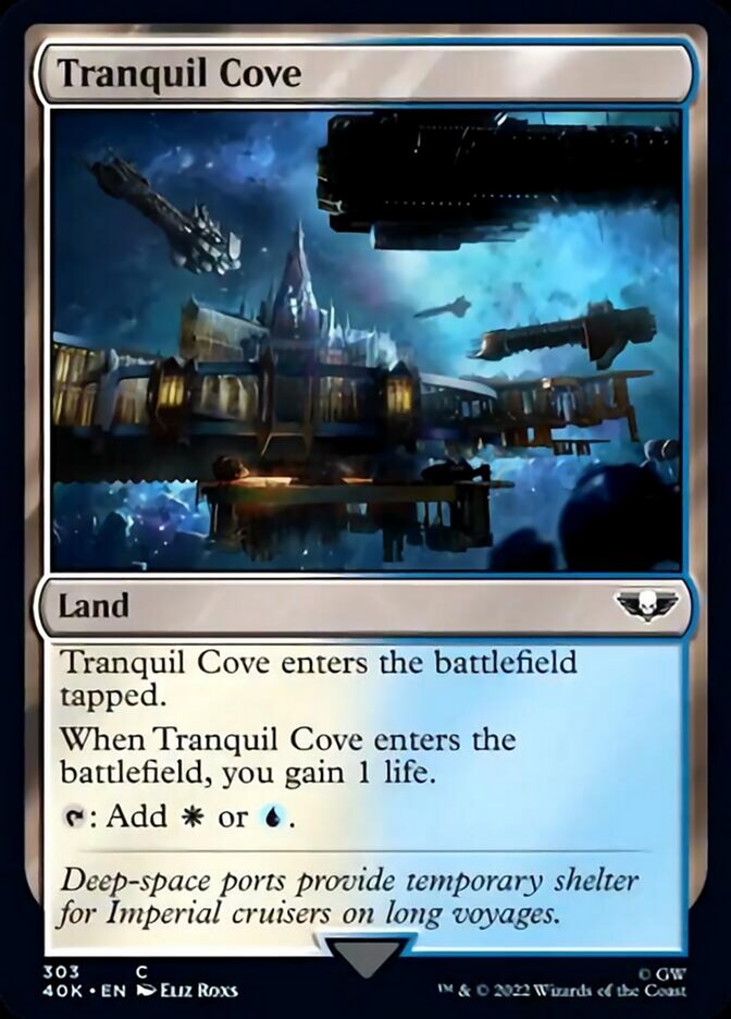 Tranquil Cove (Surge Foil) [Universes Beyond: Warhammer 40,000] | Good Games Modbury