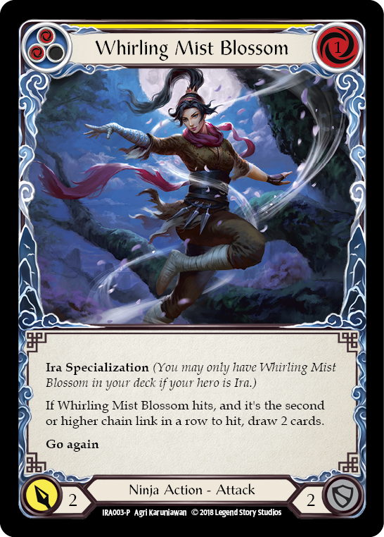 Whirling Mist Blossom [IRA003-P] (Ira Welcome Deck)  1st Edition Normal | Good Games Modbury