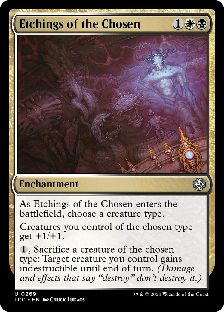 Etchings of the Chosen [The Lost Caverns of Ixalan Commander] | Good Games Modbury