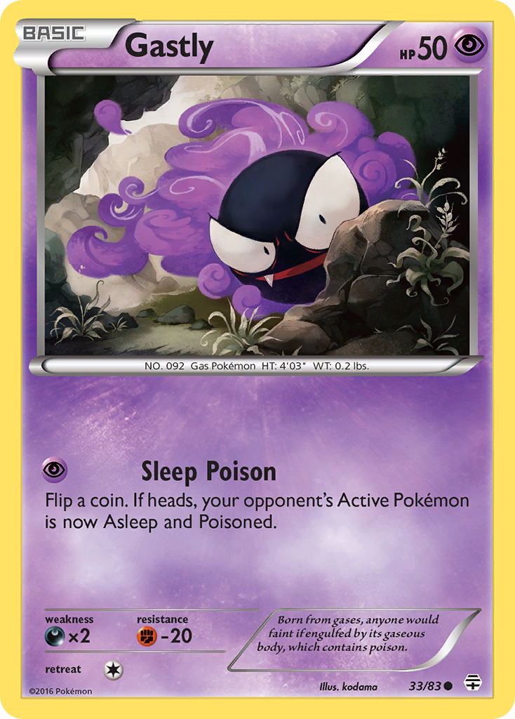 Gastly (33/83) [XY: Generations] | Good Games Modbury