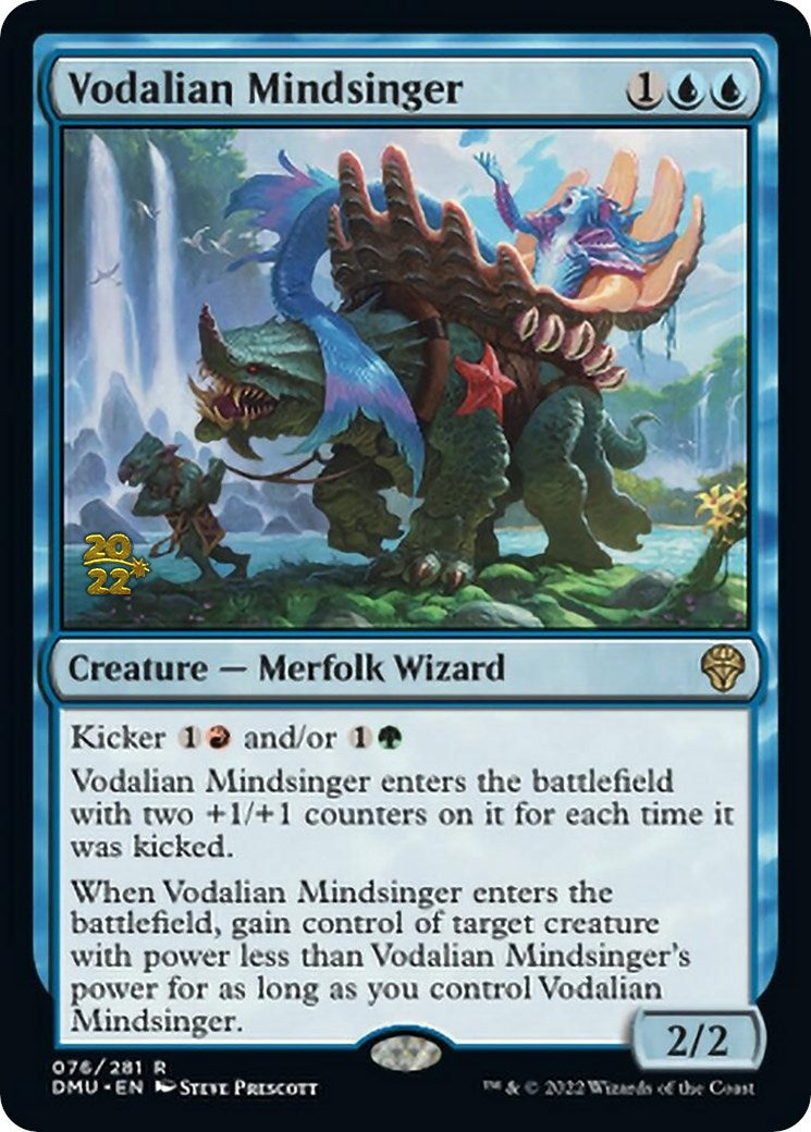 Vodalian Mindsinger [Dominaria United Prerelease Promos] | Good Games Modbury