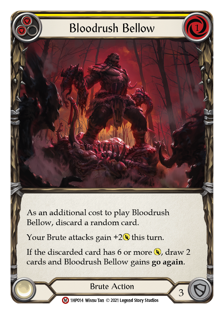 Bloodrush Bellow [1HP014] (History Pack 1) | Good Games Modbury