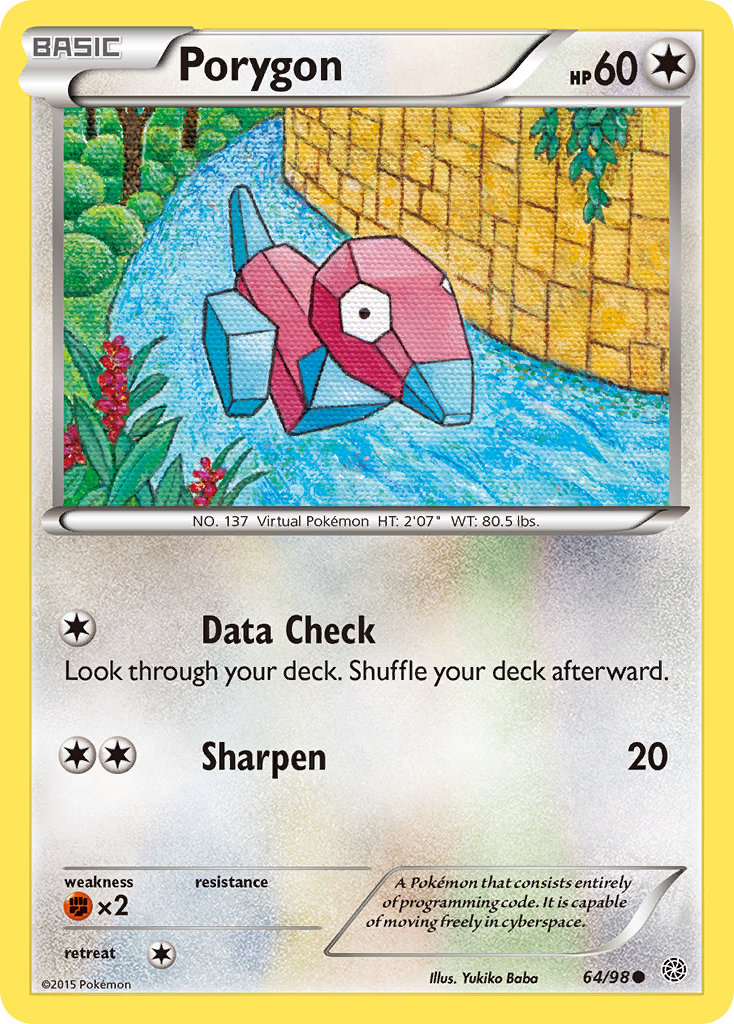 Porygon (64/98) [XY: Ancient Origins] | Good Games Modbury