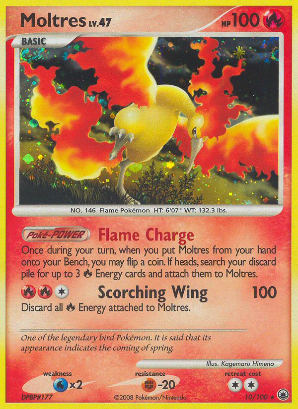 Moltres (10/100) [Diamond & Pearl: Majestic Dawn] | Good Games Modbury