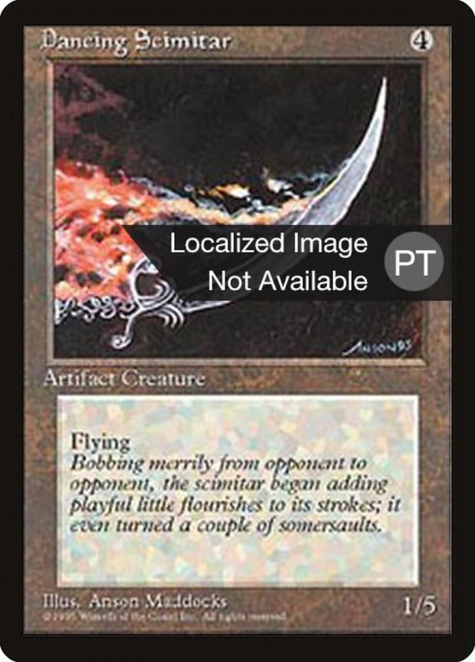 Dancing Scimitar [Fourth Edition (Foreign Black Border)] | Good Games Modbury