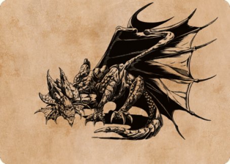 Ancient Copper Dragon Art Card (52) [Commander Legends: Battle for Baldur's Gate Art Series] | Good Games Modbury