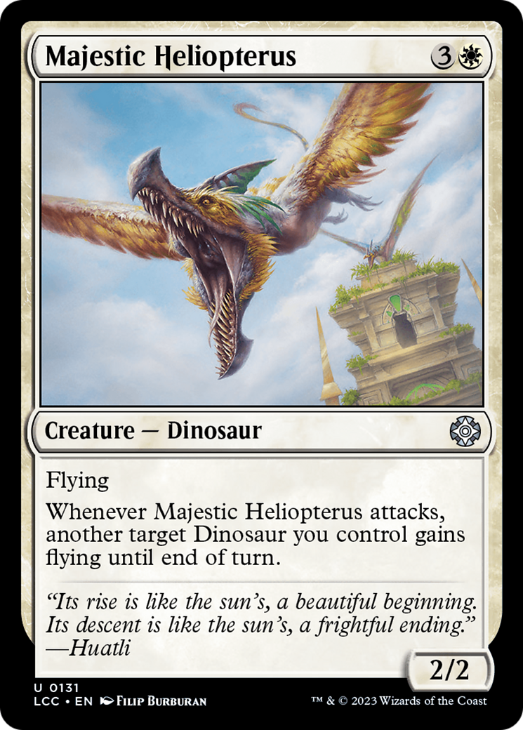 Majestic Heliopterus [The Lost Caverns of Ixalan Commander] | Good Games Modbury