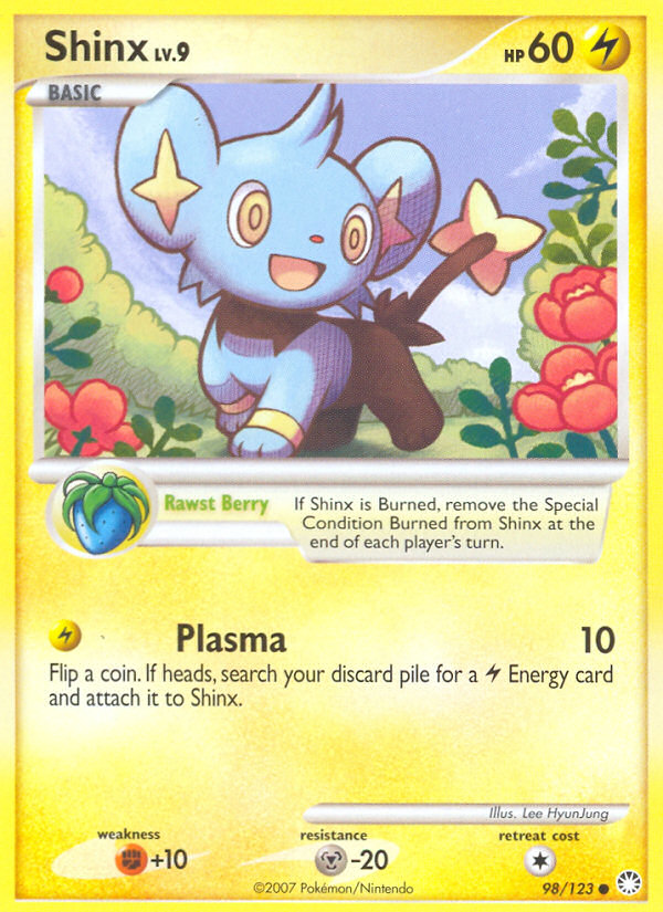 Shinx (98/123) [Diamond & Pearl: Mysterious Treasures] | Good Games Modbury