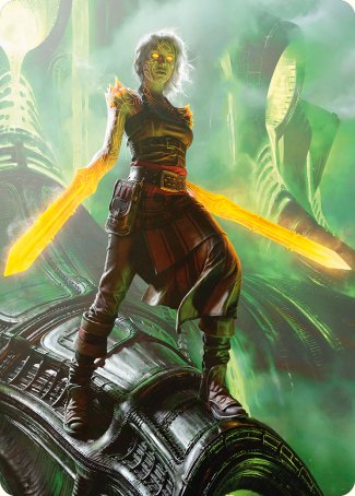 Nahiri, the Unforgiving Art Card [Phyrexia: All Will Be One Art Series] | Good Games Modbury