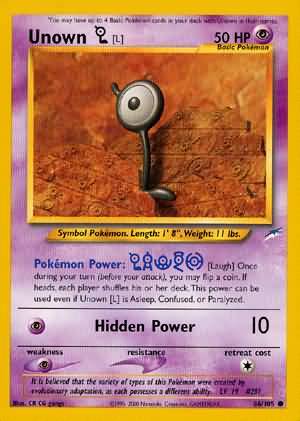 Unown [L] (86/105) [Neo Destiny Unlimited] | Good Games Modbury