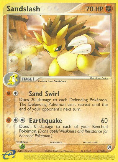 Sandslash (21/100) [EX: Sandstorm] | Good Games Modbury