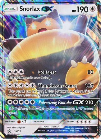Snorlax GX (SM05) (Jumbo Card) [Sun & Moon: Black Star Promos] | Good Games Modbury