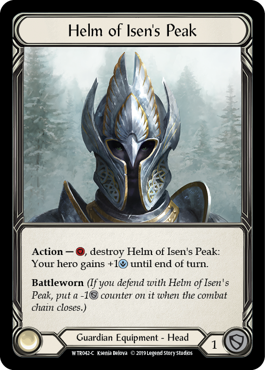 Helm of Isen's Peak [WTR042-C] (Welcome to Rathe)  Alpha Print Normal | Good Games Modbury