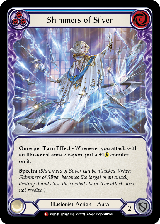 Shimmers of Silver [EVR140] (Everfest)  1st Edition Rainbow Foil | Good Games Modbury