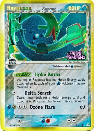 Rayquaza (16/110) (Delta Species) (Stamped) [EX: Holon Phantoms] | Good Games Modbury