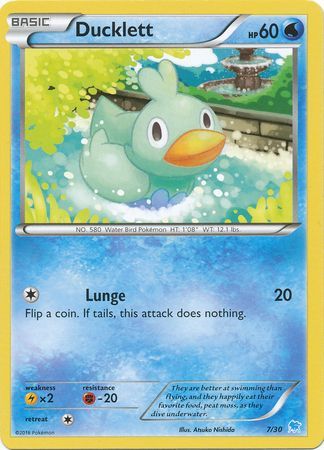 Ducklett (7/30) [XY: Trainer Kit 3 - Suicune] | Good Games Modbury