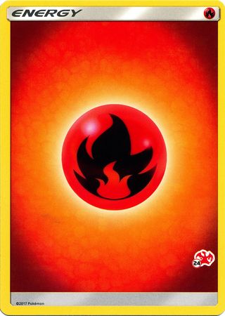 Fire Energy (Charizard Stamp #24) [Battle Academy 2020] | Good Games Modbury