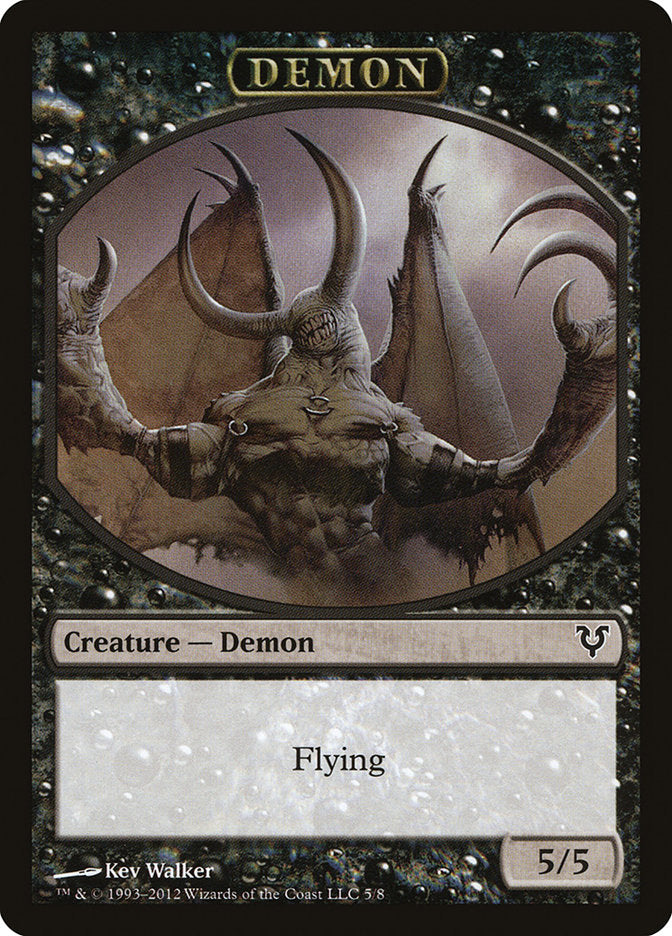 Demon Token [Avacyn Restored Tokens] | Good Games Modbury