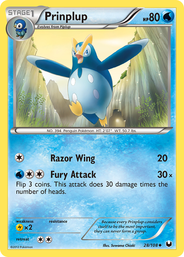 Prinplup (28/108) [Black & White: Dark Explorers] | Good Games Modbury