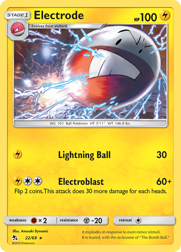 Electrode (22/68) [Sun & Moon: Hidden Fates] | Good Games Modbury