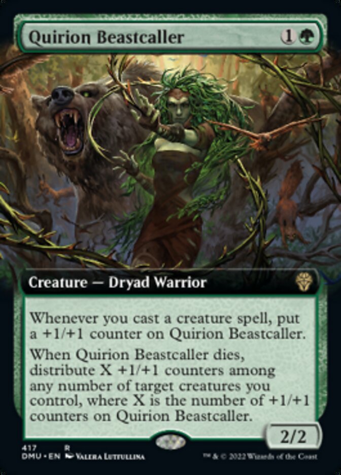 Quirion Beastcaller (Extended Art) [Dominaria United] | Good Games Modbury