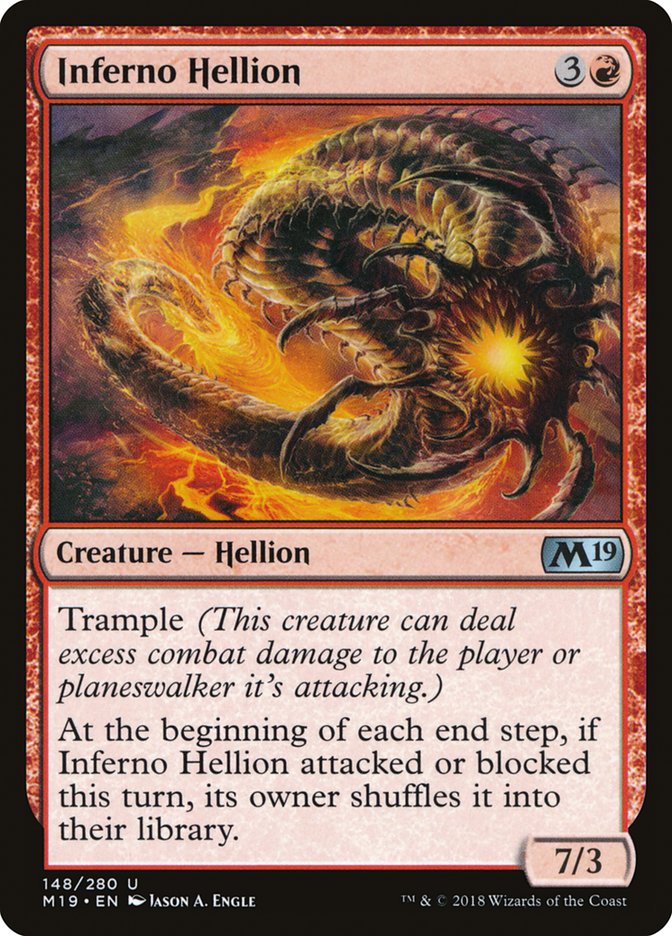 Inferno Hellion [Core Set 2019] | Good Games Modbury