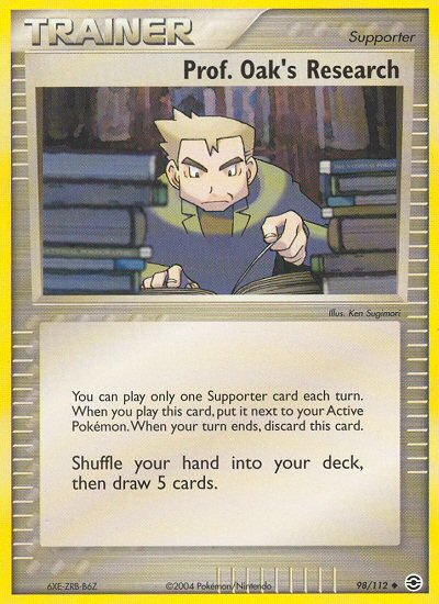 Prof. Oak's Research (98/112) [EX: FireRed & LeafGreen] | Good Games Modbury