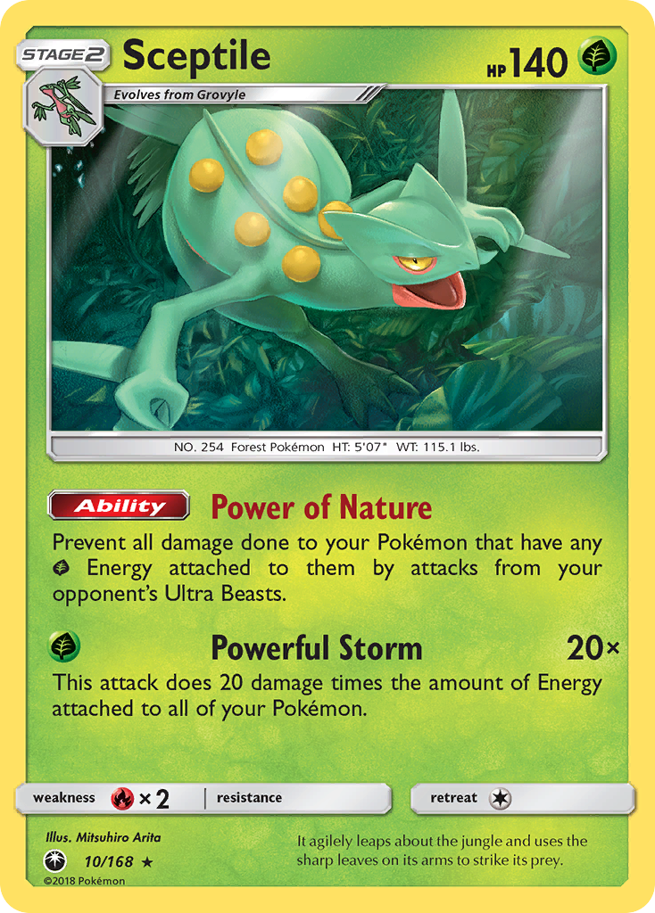 Sceptile (10/168) [Sun & Moon: Celestial Storm] | Good Games Modbury