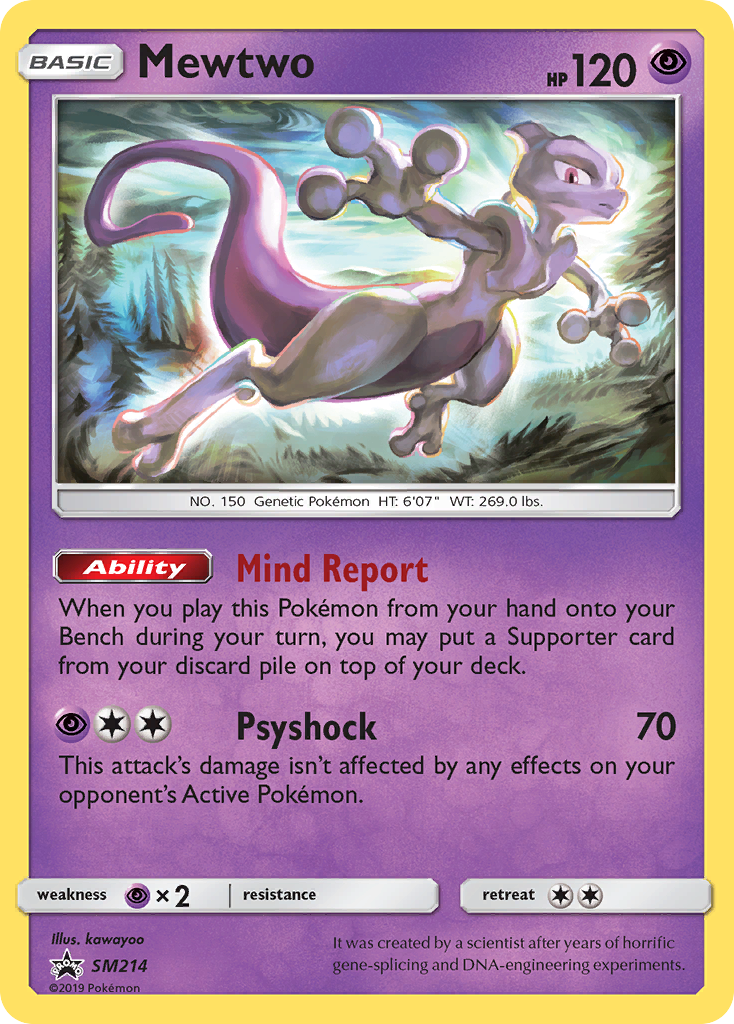 Mewtwo (SM214) [Sun & Moon: Black Star Promos] | Good Games Modbury