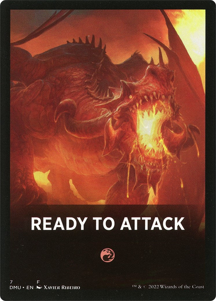 Ready to Attack Theme Card [Dominaria United Tokens] | Good Games Modbury
