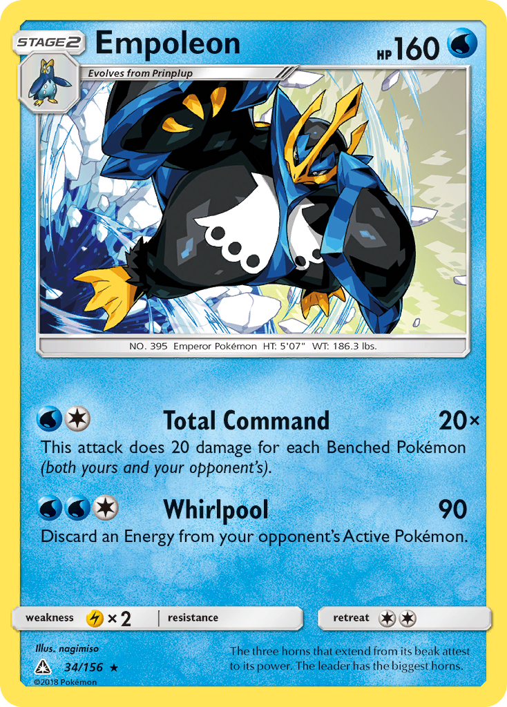 Empoleon (34/156) [Sun & Moon: Ultra Prism] | Good Games Modbury