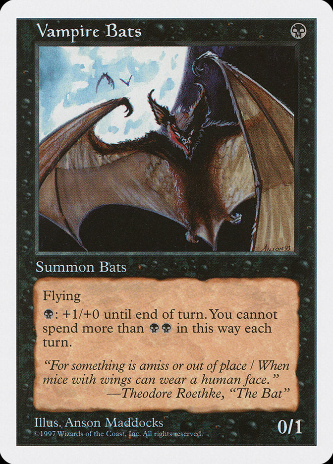 Vampire Bats [Fifth Edition] | Good Games Modbury