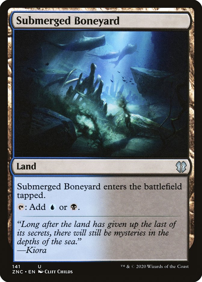 Submerged Boneyard [Zendikar Rising Commander] | Good Games Modbury