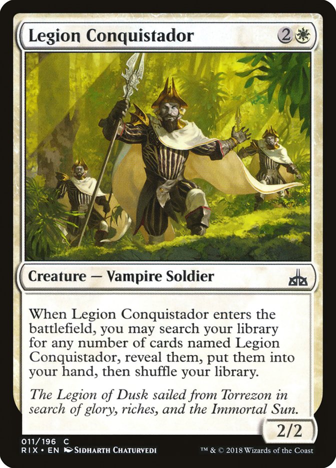 Legion Conquistador [Rivals of Ixalan] | Good Games Modbury