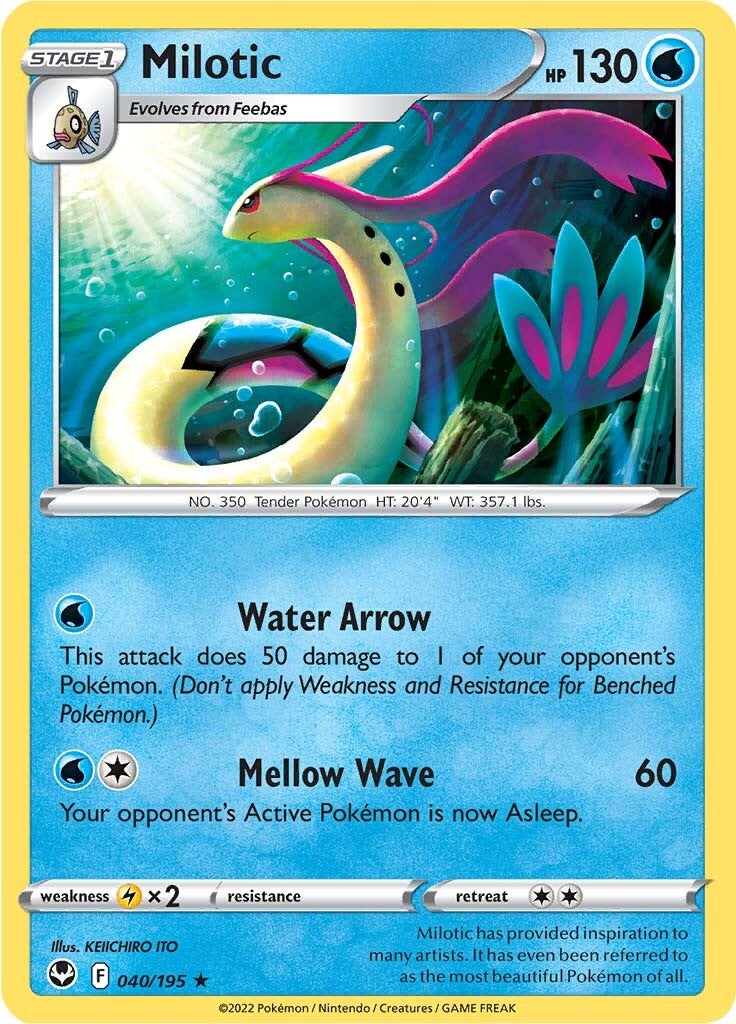 Milotic (040/195) [Sword & Shield: Silver Tempest] | Good Games Modbury