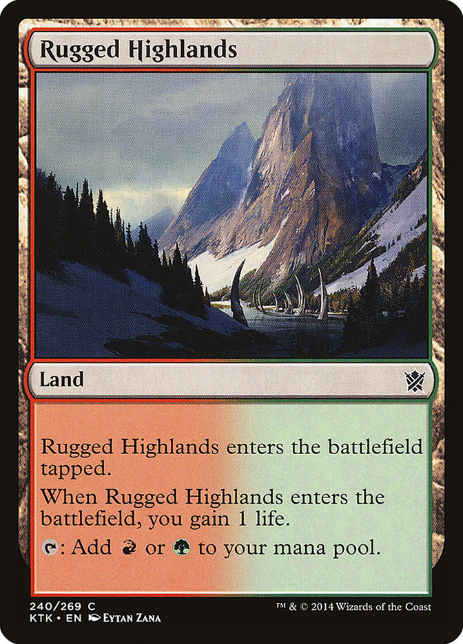 Rugged Highlands [Khans of Tarkir] | Good Games Modbury