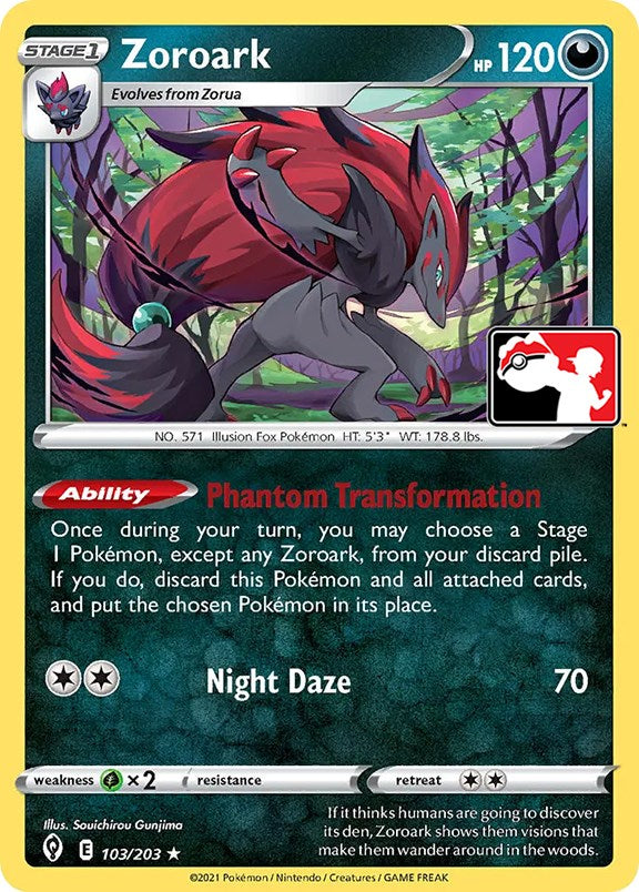 Zoroark (103/203) [Prize Pack Series One] | Good Games Modbury