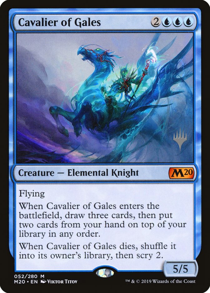 Cavalier of Gales (Promo Pack) [Core Set 2020 Promos] | Good Games Modbury