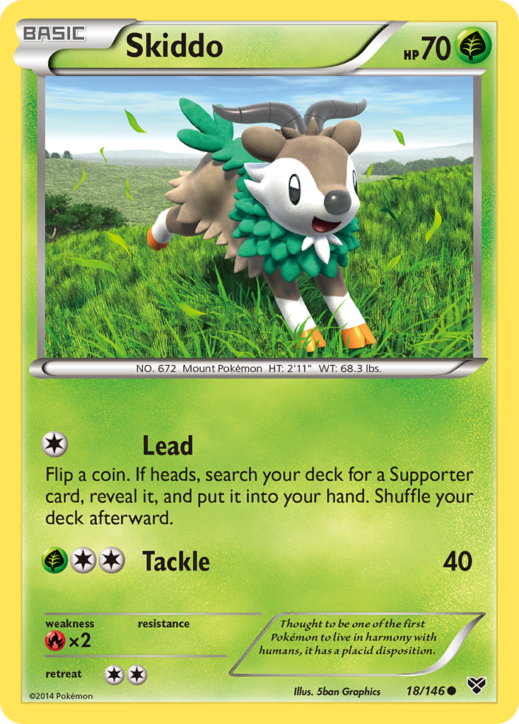 Skiddo (18/146) [XY: Base Set] | Good Games Modbury