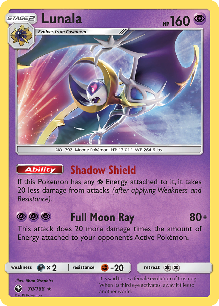 Lunala (70/168) [Sun & Moon: Celestial Storm] | Good Games Modbury