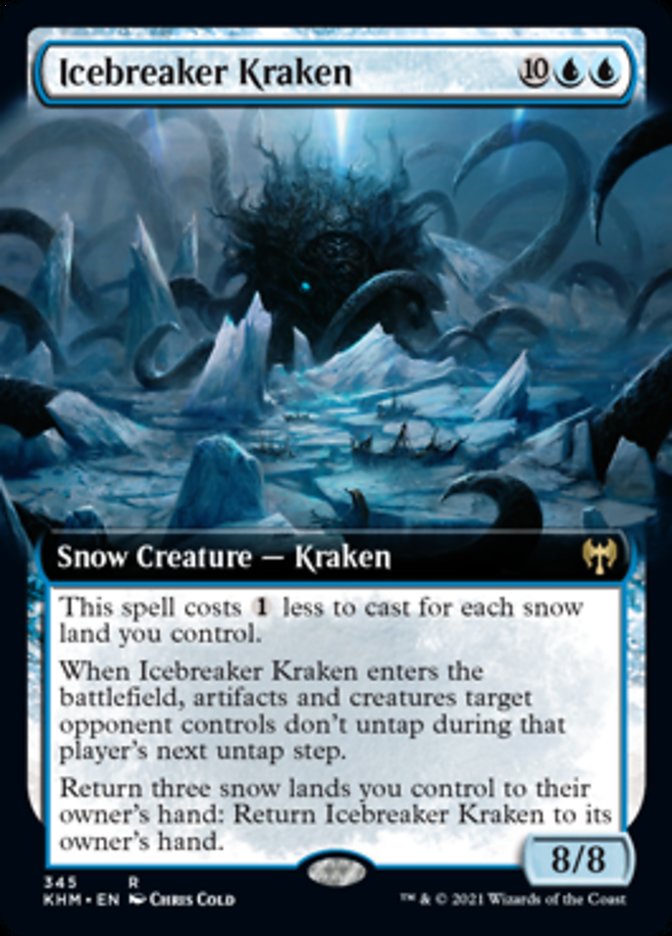 Icebreaker Kraken (Extended Art) [Kaldheim] | Good Games Modbury