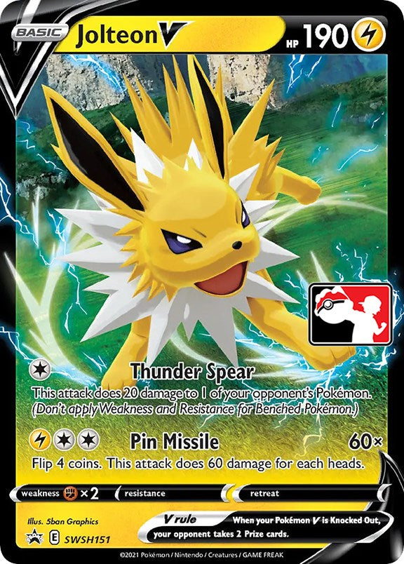 Jolteon V (SWSH151) [Prize Pack Series One] | Good Games Modbury