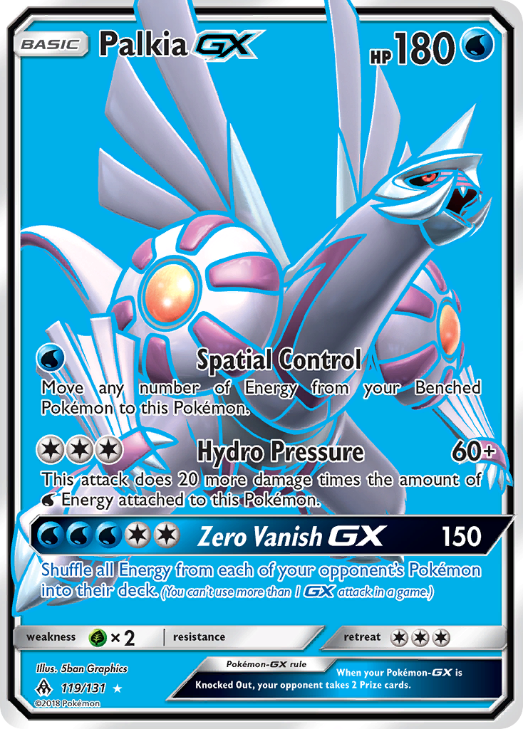 Palkia GX (119/131) [Sun & Moon: Forbidden Light] | Good Games Modbury