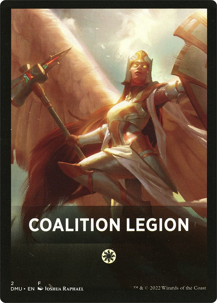 Coalition Legion Theme Card [Dominaria United Tokens] | Good Games Modbury