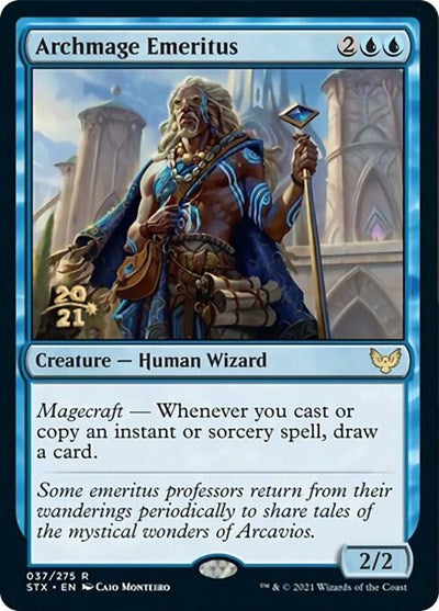 Archmage Emeritus [Strixhaven: School of Mages Prerelease Promos] | Good Games Modbury